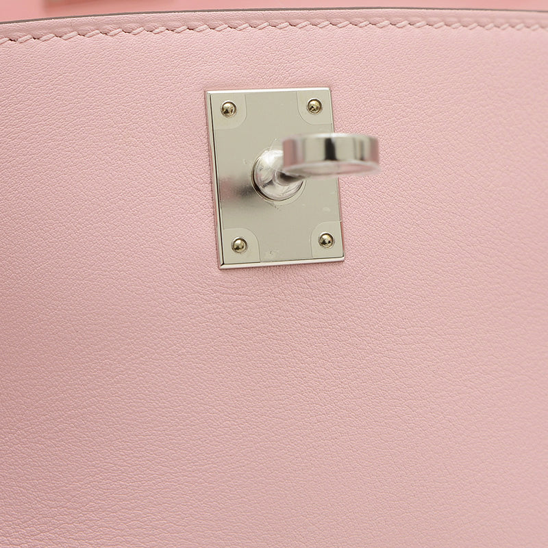 ポシェットケリー スイフト ローズサクラ シルバー金具 Z刻印 ハンドバッグ