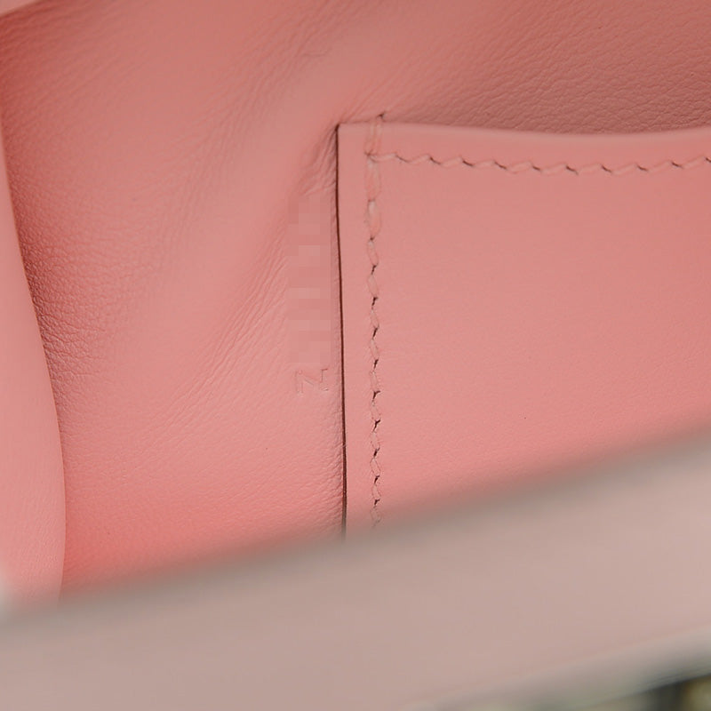 ポシェットケリー スイフト ローズサクラ シルバー金具 Z刻印 ハンドバッグ