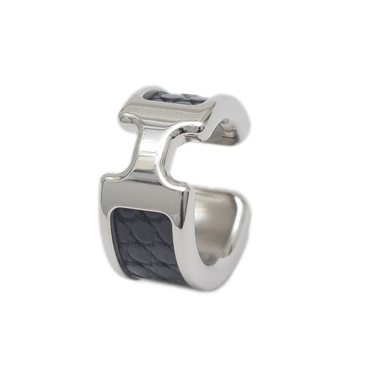 オランプPM イヤーカフ シルバー/ブラック イヤリング