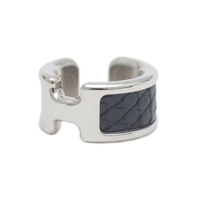 オランプPM イヤーカフ シルバー/ブラック イヤリング