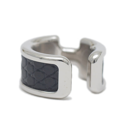 オランプPM イヤーカフ シルバー/ブラック イヤリング