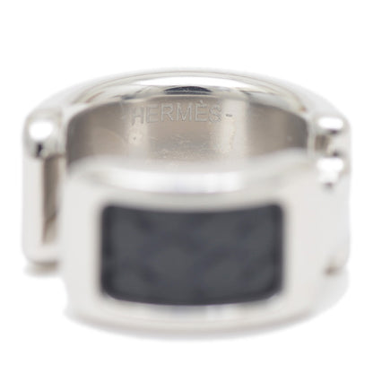 オランプPM イヤーカフ シルバー/ブラック イヤリング